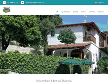 Tablet Screenshot of magdas-hotel.com